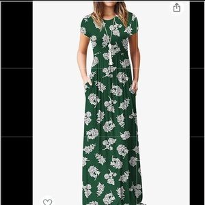 GRECERELLE Women's Maxi Dress Long Dresses with Pockets